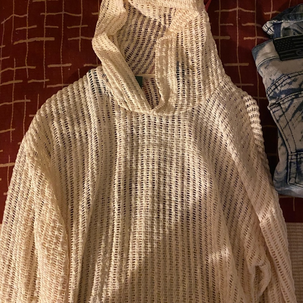 See through sweatshirt